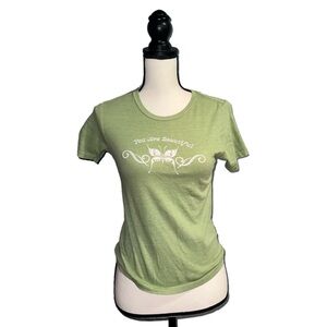 golden hour- Green tee shirt